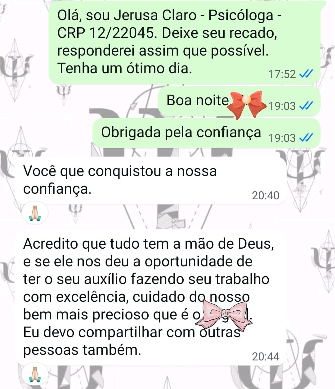 Depoimento de cliente 1